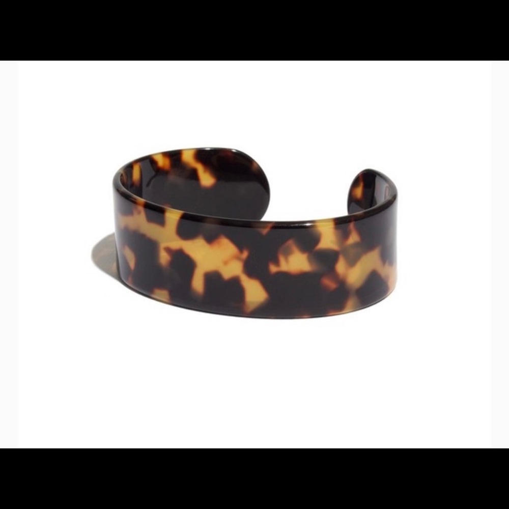 Madewell Resin Tortoise Cuff lightly worn!